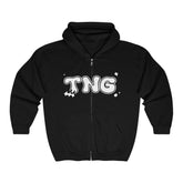 TNG New Edition Zip-Up Hoodie - Black