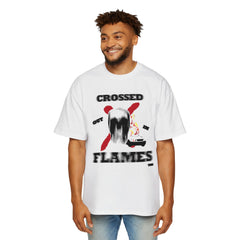 Crossed Out In Flames Oversized T-Shirt