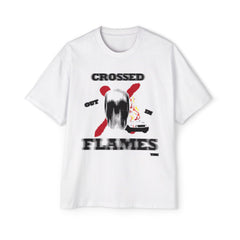 Crossed Out In Flames Oversized T-Shirt